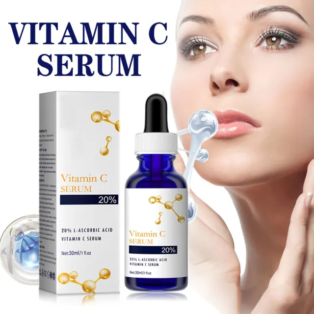 Vitamin C Facial Serum Anti-aging Brightening Skin Tone Dark Spot E