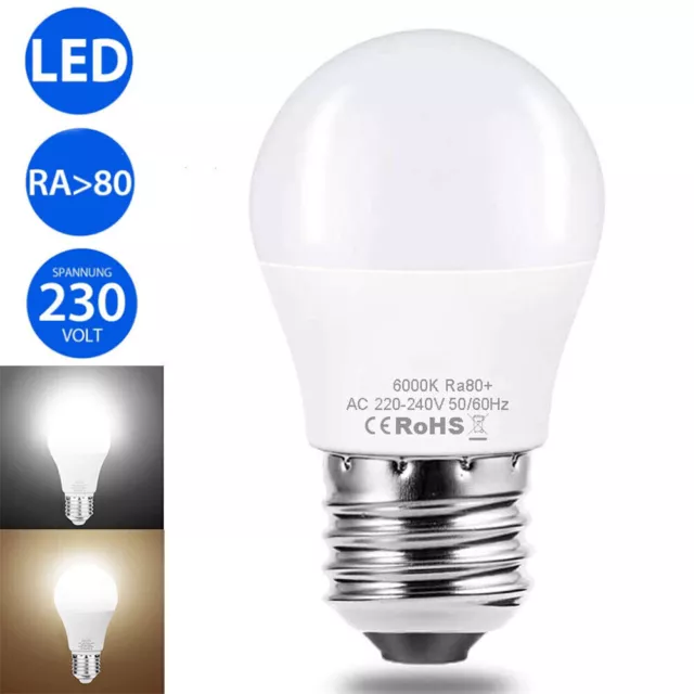 E27 Schraube Glühbirne LED 3W10W 15W 20W 25W Globe Lampe Licht Kaltweiß Warmweiß