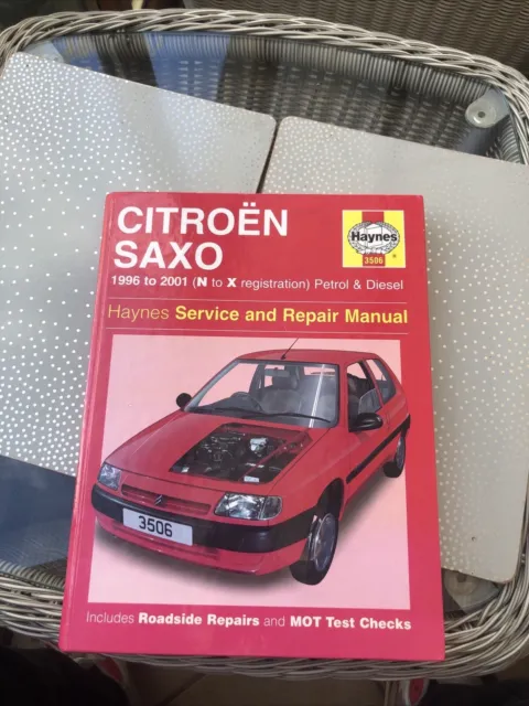 Citroen Saxo 1.0 1.1 1.4 1.6 Petrol Incl Vtr 1.5 Diesel '96-01 Repair Manual Vgc