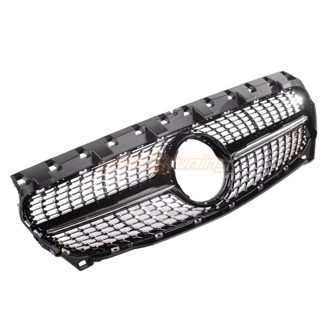 Mercedes Benz Cla-Class W117 2013-2016 Grille Chrome Black Diamond Defect 1