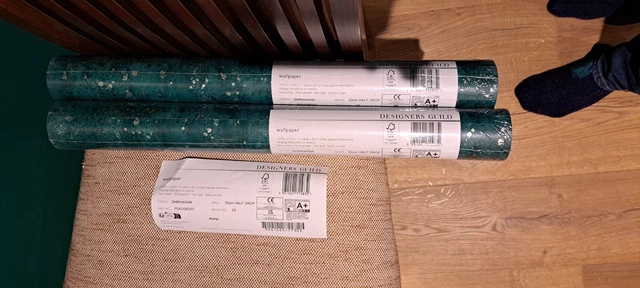 2 ROLLS JOHN LEWIS Designers Guild Wallpaper Shirakawa SEALED RRP £85 per roll 2