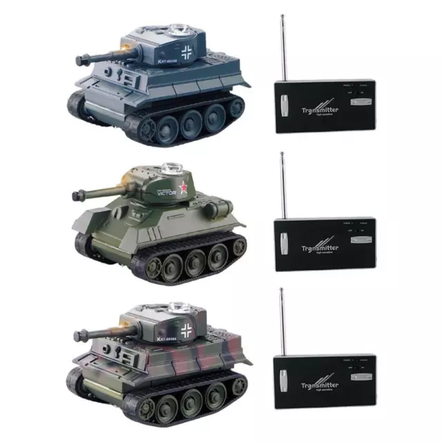 1pc RC Mini Remote Control Serbatoio Militare Veicoli Giocattolo Modello per