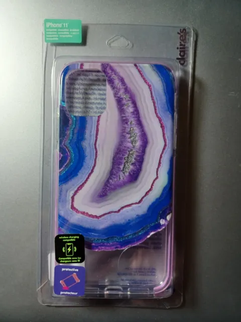 Claire's iPhone 11 Case Purple/Blue/Pink