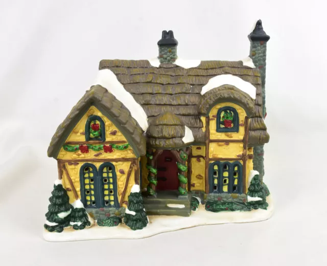 Lemax Carole Towne Marshall Cottage Lighted Christmas Village House