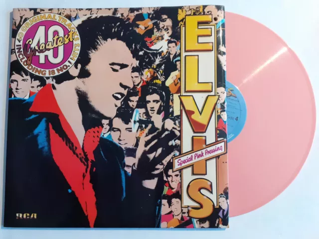 Double 33T Elvis Presley- 40 Greatest- Rca Uk- Pl 42591 - Vinyles Roses