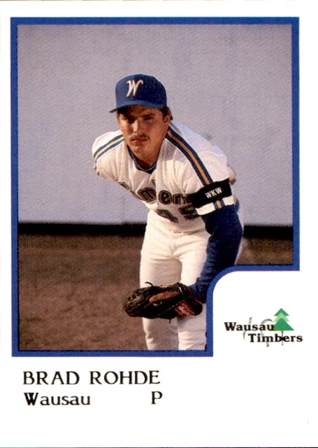 1986 CARTE DE baseball Wausau Timbers ProCards #20 Brad Rohde ...