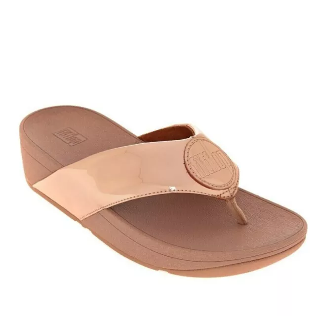 FitFlop Demelza Logo Toe Post Thongs Sandals - Size 9 (EU 41)