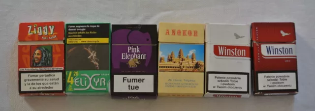 Lot de 14 paquets de cigarettes collector vides dont 1 de Chevignon 3