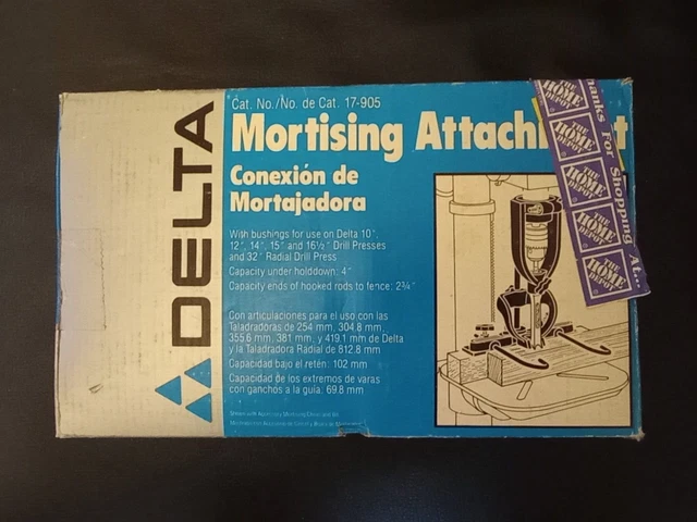 Accessoire Mortaiseuse Delta 17-905C Pour Perceuse à Colonne – Neuf Sans Boîte