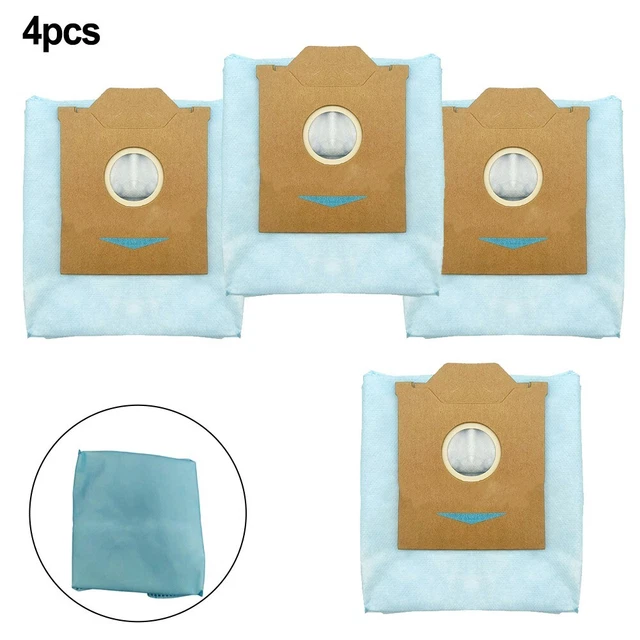 Kit Rechange Aspirateur FUANA – 5 Chiffons + 6 Sacs Poussière, Compatible JONR T5 Pro, Joint étanche, Facile à Installer