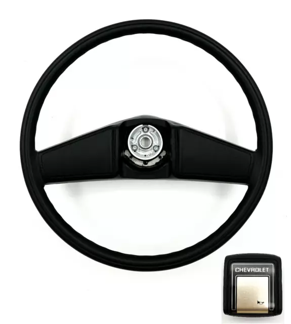 Deluxe Steering Wheel w/ Horn Cap For 1978-1987 Chevy Pickup Truck