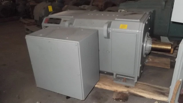 100 HP DC General Electric Motor, 300 RPM, 6058 Frame, DPFVBB, 500 V, New