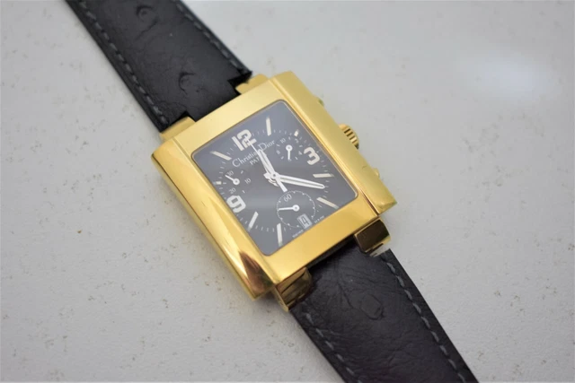 DIOR, JOLIE FINE montre femme chronographe Riva en acier