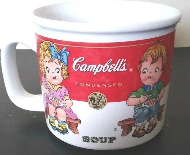 Preowned Vintage 1993 Campbell's Soup 14oz Cup Bowl Coffee Mug