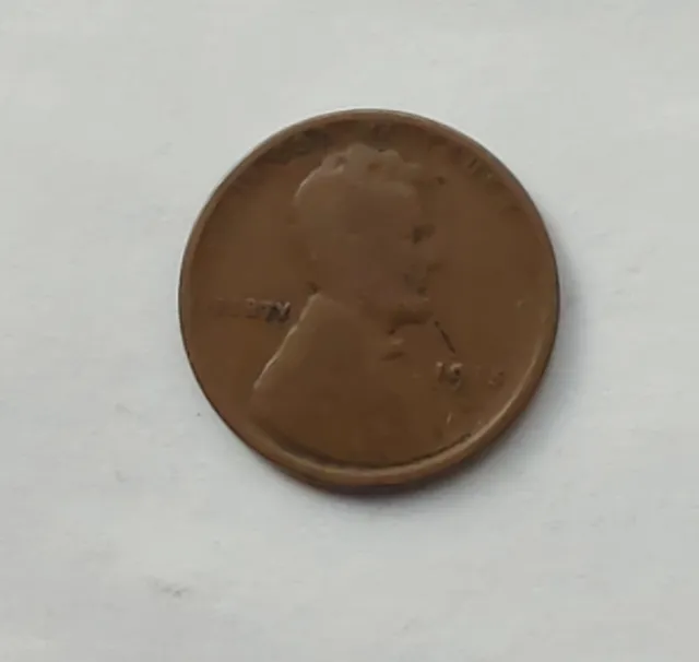 1915 D Lincoln Wheat Cent Circulated Bronze Penny 1c Brown Coin
