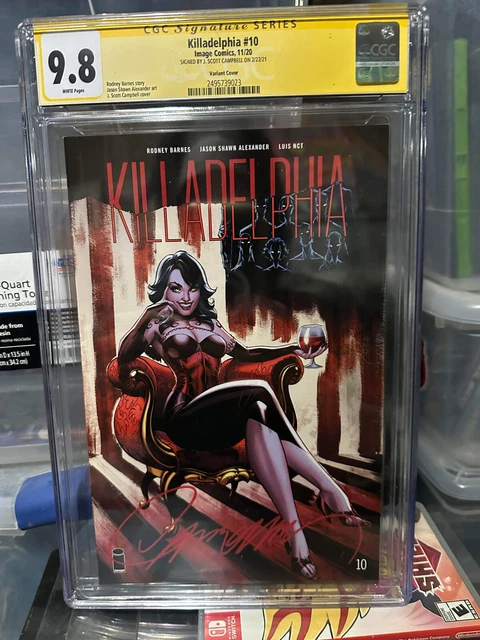 Killadelphia #10 J Scott Campbell Virgin Variant CGC 9.8 SS J Scott Campbell
