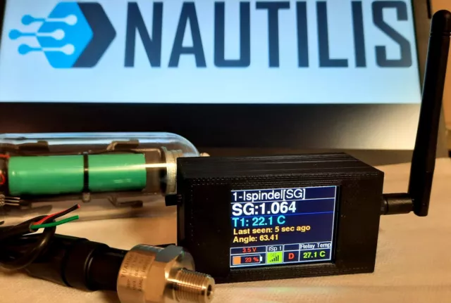 Nautilis iRelay+ & iSpindel Pill-For better iSpindel signal,faster calibration!