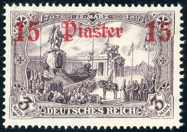 DP TÜRKEI, MiNr. 46 a, tadellos postfrisch, gepr. Steuer, Mi. 380,--