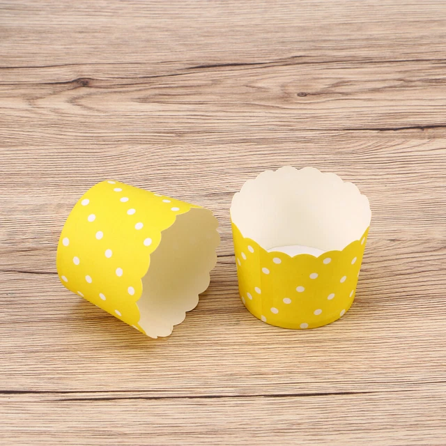 50 piezas papel de envoltura de papel para tazas para pasteles recubrimiento para tazas revestimiento para pasteles papel de envoltura mini