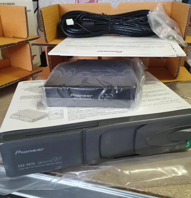 NEW in box CARICATORE MULTI CD CHANGER PIONEER CDX-P670 PLAYER 6 DISC