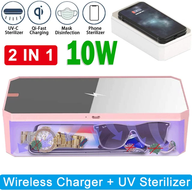 10W Wireless Charger Fast Charging Pad Box For Samsung iPhone XS Max 14 13 Pro 8