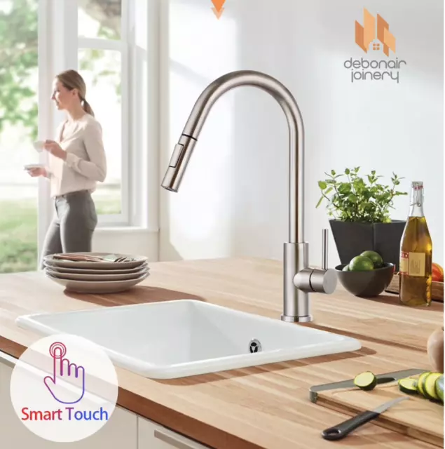 Kitchen Tap Smart Pull Out Kitchen Tap Stainless Steel Touch Control