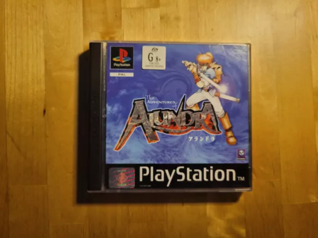 SONY PLAYSTATION 1 PS1 GAME THE ADVENTURES OF ALUNDRA COMPLETE - Free Postage