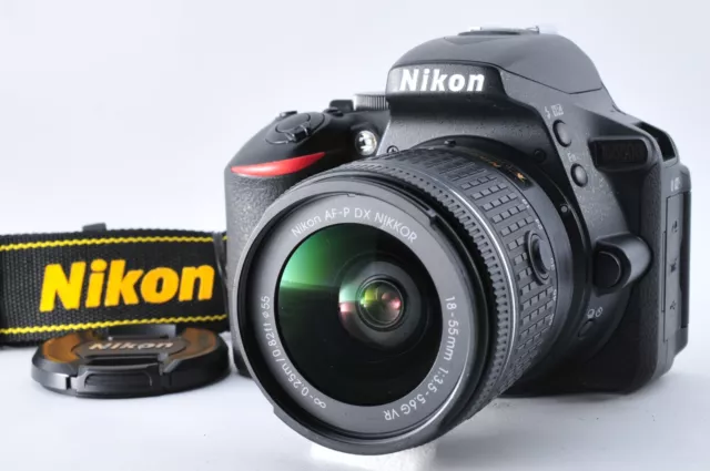 [Near Mint] Nikon D5600 24.2MP Digital Camera 4545clicks w/ AF-P 18-55mm VR Lens