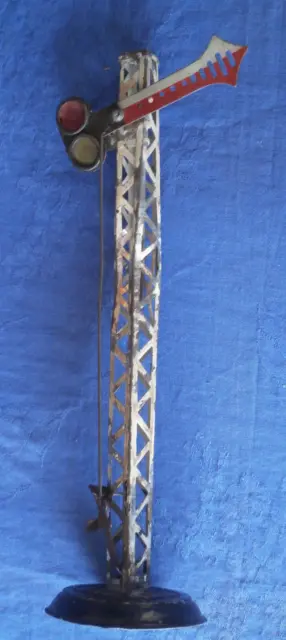 antikes Signal Blechspielzeug, gefekt zum Restaurieren , 28cm, könnte Bing sein