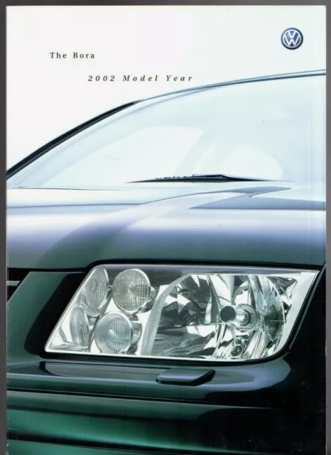 Volkswagen Bora 2001-02 UK Market Sales Brochure S ST SE Sport V5 V6 4Motion