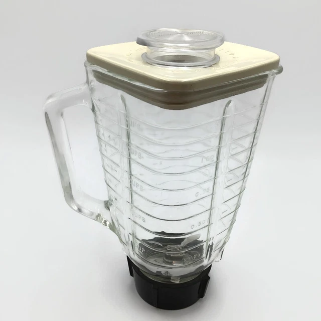 Original Oster BLENDER JAR Glass 5 Cups w/ Lid Sunbeam Pitcher Replacement