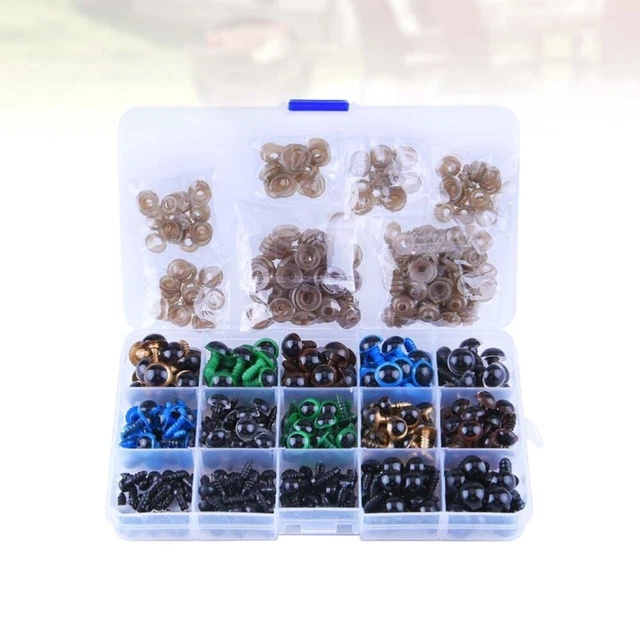 300 PCS Self Adhesive Wiggle Eye Sew Filling Plush Animal School