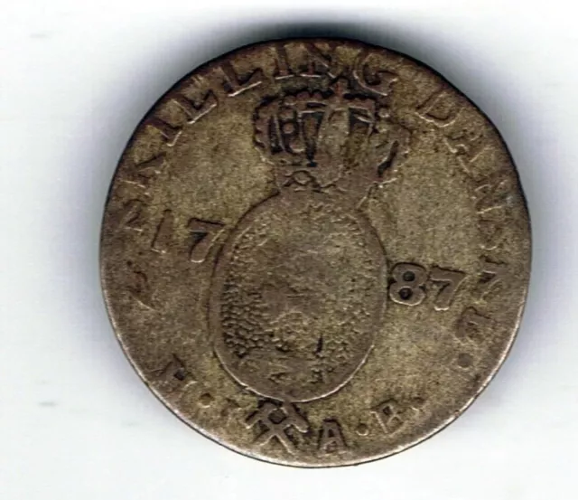 1787 Norway 2 Skilling coin | Super Collectable Date | FREE POSTAGE