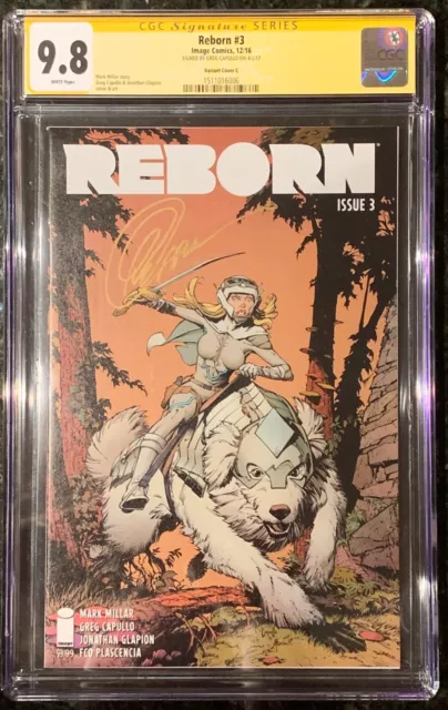 Reborn #3 2017 Cgc Ss 9.8 Signed Greg Capullo Netflix Movie Soon! Sandra Bullock