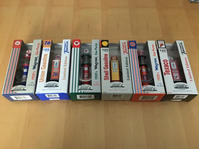 Gearbox Limited Edition Diecast Gas Pumps 1/25 Scale