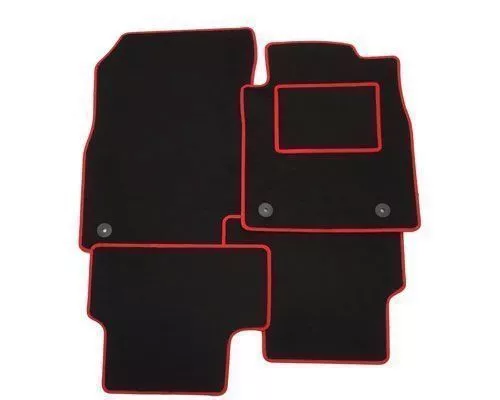 VW Volkswagen LT VAN (1996-2004) Tailored Car Floor Mats BLACK RED TRIM