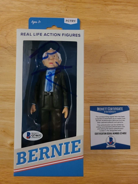 Bernie Sanders Signed Figure Beckett Ultra Rare 1/1?? Political figure