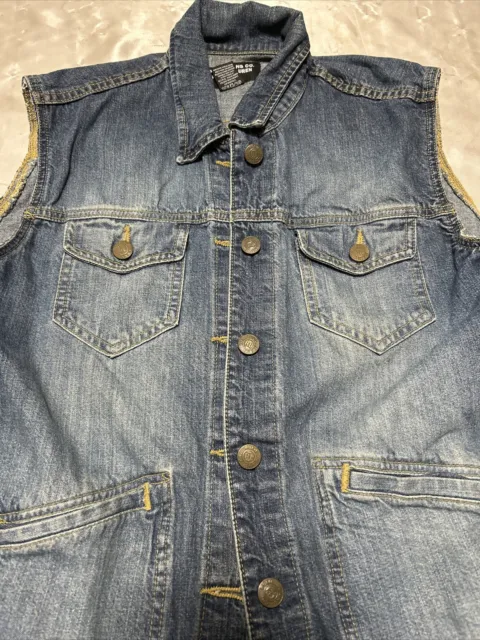 Polo Jeans Co. Ralph Lauren Women’s Wash Denim Jean Vest Size X-Large