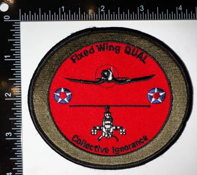 US Army OIF OEF Fixed Wing Flight Qualification Collective Ignorance Patch