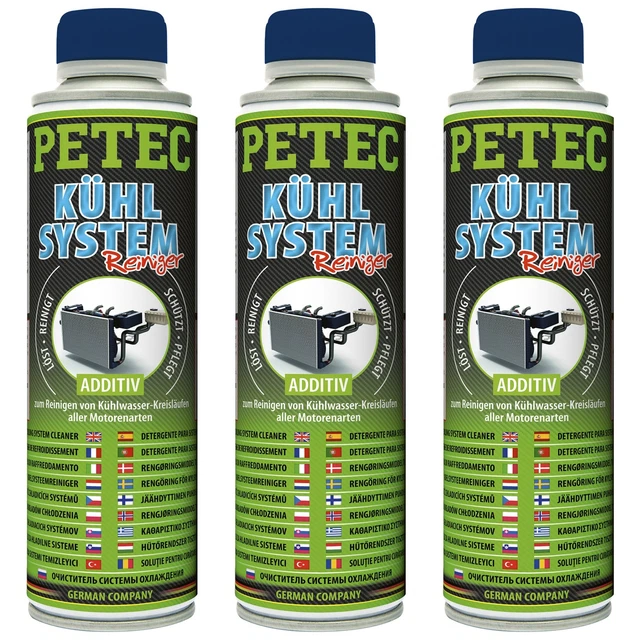 Petec 3 detergente sistema di raffreddamento detergente radiatore 250 ml