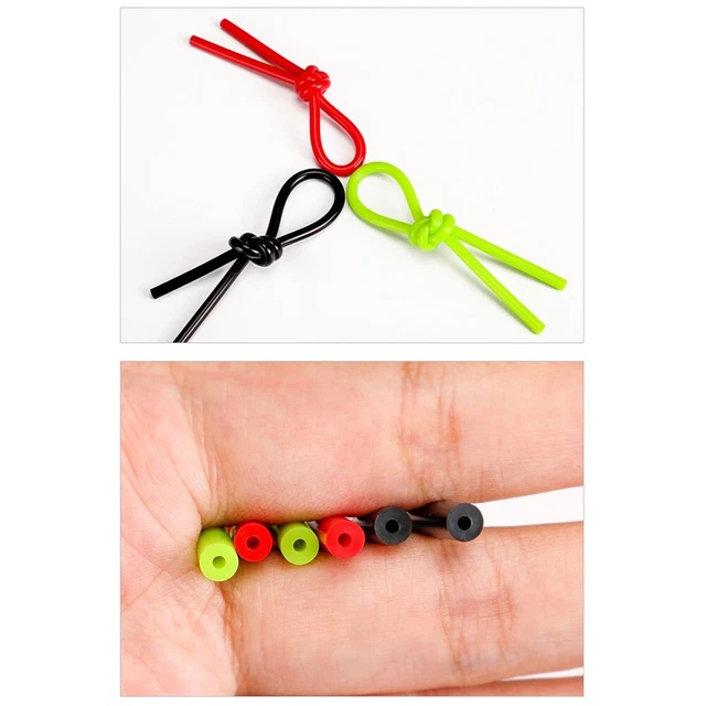 Lot De 3 Viseurs à Arc Composé VGOL - Tube Caoutchouc 30cm, Ouverture 4.4mm, Judas Pour Corde, Accessoires De Tir De Précision