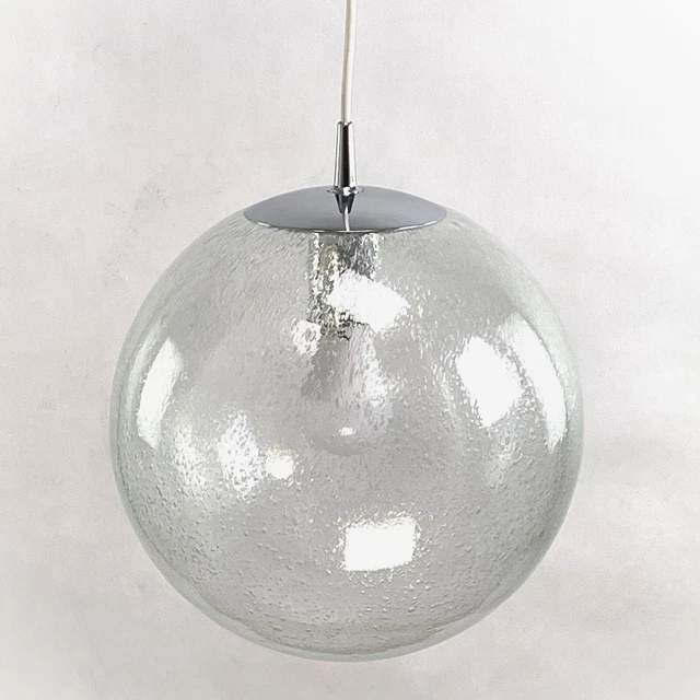 XL Peill & Putzler Lamp 70er Years Lounge Hanging Lamp Ceiling Lamp Ø 14 3/16in