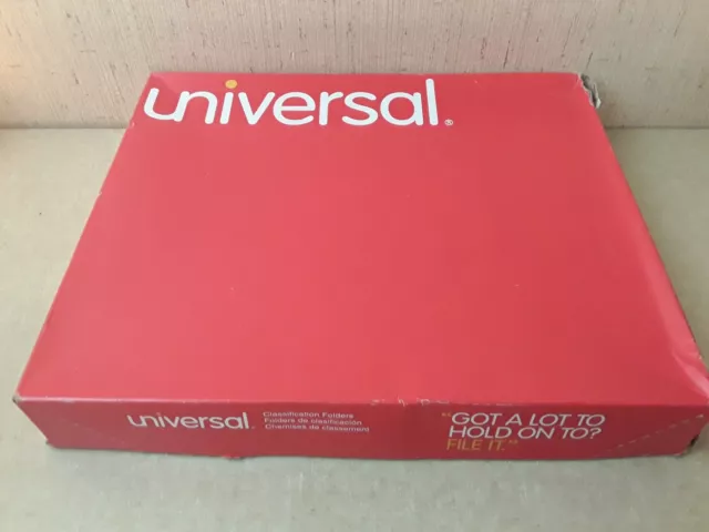 Universal Classification Folders 10 Ct. Letter Size