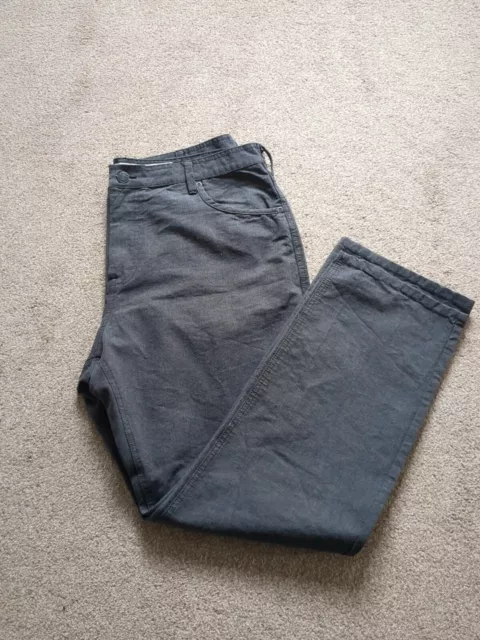 MENS RJR. JOHN Rocha Jeans W40 L32 Dark Grey Hardly worn 11.50