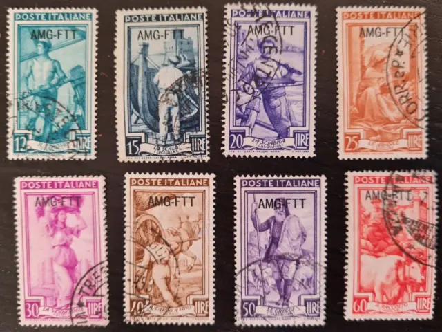 Italy Stamps - 1950-Lavoro - Trieste - Allied Occupation Free Us Shipping