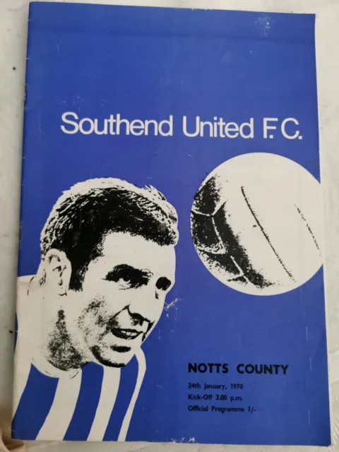 Southend Vs Notts County  Nationwide League Division 4