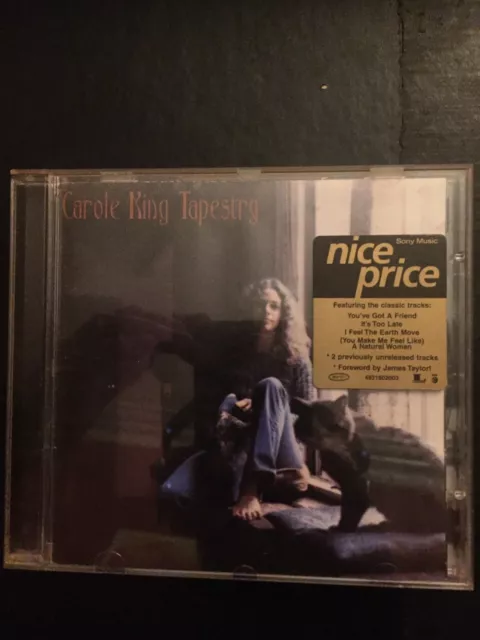 Carole King Tapestry Remastered Reissue Used 14 Track Cd Album 1971 Pop Classic