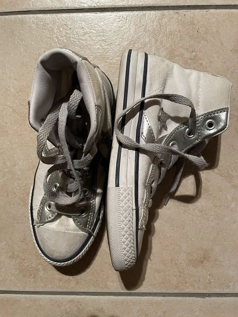 CONVERSE ALL STAR Bambina Bianche A Fiori Eu 35 5 EUR 7 00