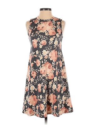 Fortune + Ivy Women Gray Casual Dress XS