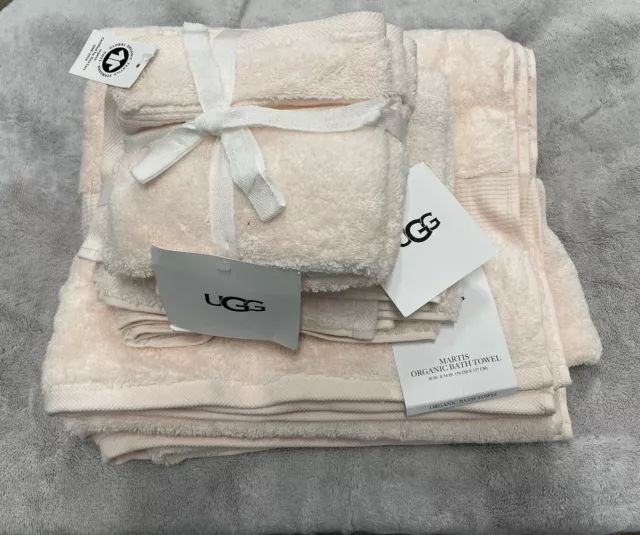 UGG, Bath, Ugg Pasha 0 Cotton Bath Towels 8piece Set Nwt